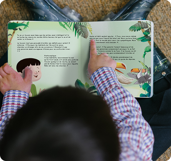 Choisir un livre personnalisé pour enfant - Yékrak